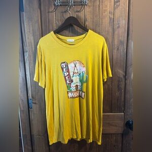 Yellow Graphic Tee - Short Sleeve